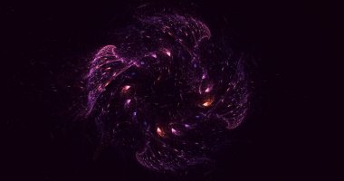 3B soyut yuvarlak ışık arkaplanı oluşturma