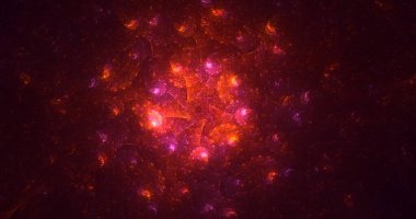 3B soyut yuvarlak ışık arkaplanı oluşturma