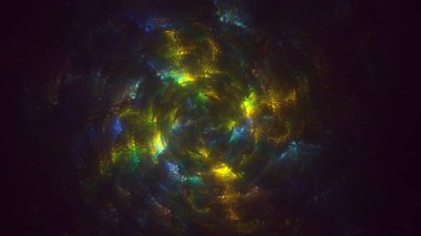 3B soyut renkli fraktal ışık arkaplanı oluşturma