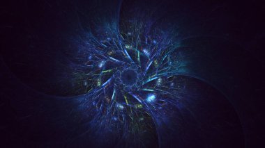 3B soyut yuvarlak ışık arkaplanı oluşturma