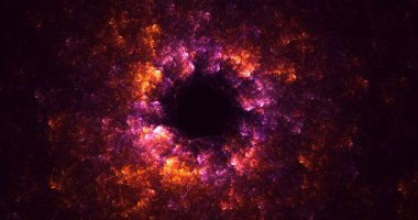 3B soyut yuvarlak ışık arkaplanı oluşturma