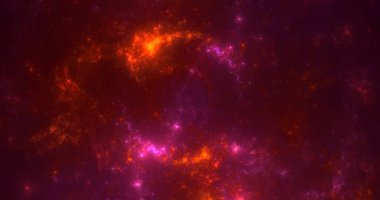 3B soyut renkli fraktal ışık arkaplanı oluşturma