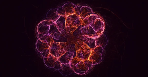 렌더링 다세포 프랙탈 라이트 — 스톡 사진