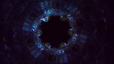 Soyut çember ışık arkaplanı oluşturuluyor