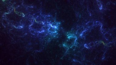 3B soyut renkli fraktal ışık arkaplanı oluşturma