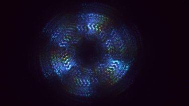 Soyut çember ışık arkaplanı oluşturuluyor