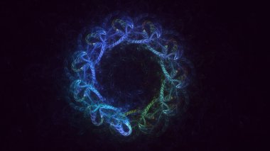 Soyut çember ışık arkaplanı oluşturuluyor