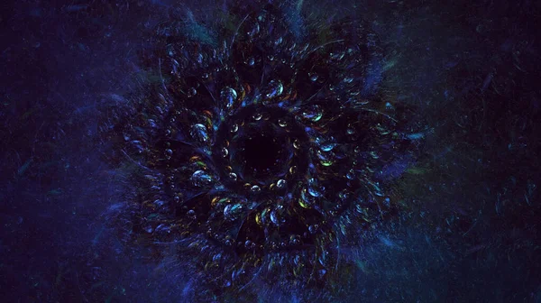 Soyut çember ışık arkaplanı oluşturuluyor