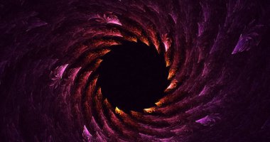 3B soyut renkli fraktal ışık arkaplanı oluşturma