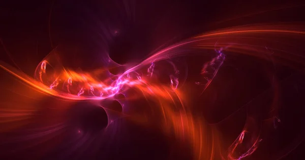 Rendering Abstract Colorful Fractal Light Background — Stock Photo, Image