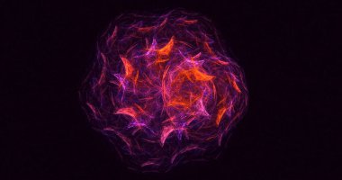 Soyut çember ışık arkaplanı oluşturuluyor