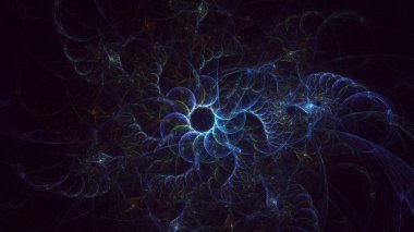 Soyut çember ışık arkaplanı oluşturuluyor