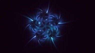 Soyut çember ışık arkaplanı oluşturuluyor