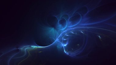 3B soyut renkli fraktal ışık arkaplanı oluşturma