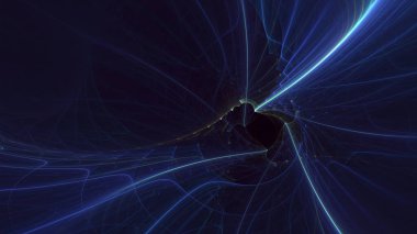 3B soyut renkli fraktal ışık arkaplanı oluşturma