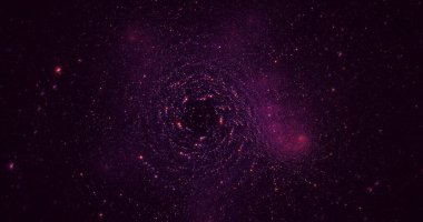 3B soyut yuvarlak ışık arkaplanı oluşturma