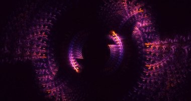 3B soyut yuvarlak ışık arkaplanı oluşturma