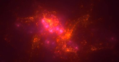 3D, soyut çok renkli teknoloji fraktal ışık arkaplanı oluşturuluyor