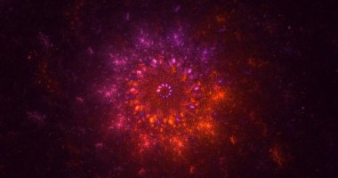 3B soyut yuvarlak ışık arkaplanı oluşturma