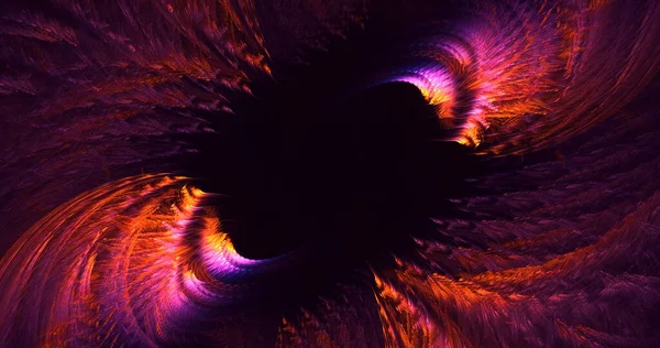 3D, soyut çok renkli teknoloji fraktal ışık arkaplanı oluşturuluyor