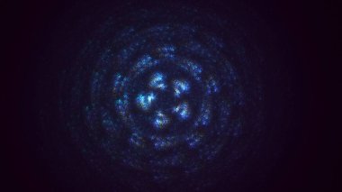 Soyut çok renkli fraktal ışık arkaplanı 3B görüntüleme