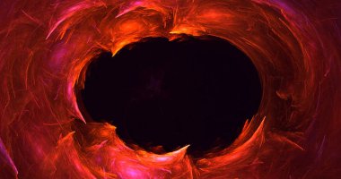 Soyut çok renkli fraktal ışık arkaplanı 3B görüntüleme