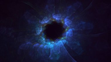 Soyut çember ışık arkaplanı oluşturuluyor