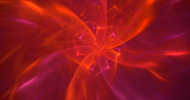 3B soyut renkli fraktal ışık arkaplanı oluşturma