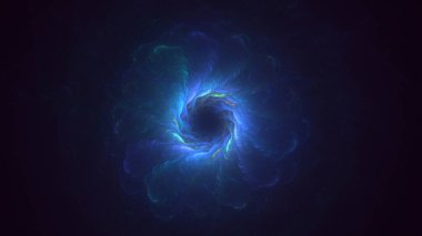 Soyut çember ışık arkaplanı oluşturuluyor