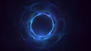 Soyut çok renkli fraktal ışık arkaplanı 3B görüntüleme