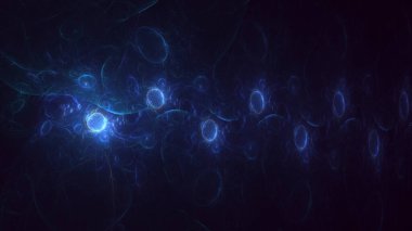 Soyut çok renkli fraktal ışık arkaplanı 3B görüntüleme