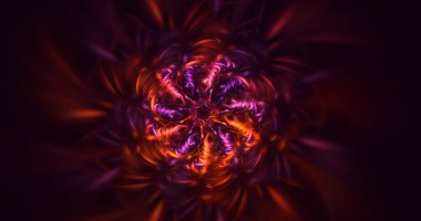 Soyut çember ışık arkaplanı oluşturuluyor