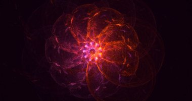 Soyut çember ışık arkaplanı oluşturuluyor