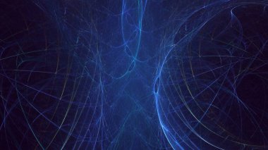 3B soyut renkli fraktal ışık arkaplanı oluşturma