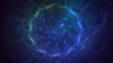 3B soyut yuvarlak ışık arkaplanı oluşturma