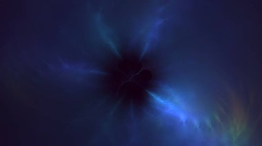 Soyut çok renkli fraktal ışık arkaplanı 3B görüntüleme