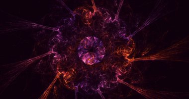 3B soyut yuvarlak ışık arkaplanı oluşturma