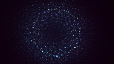 Soyut çember ışık arkaplanı oluşturuluyor