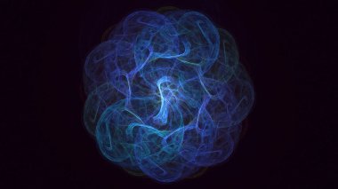 Soyut çember ışık arkaplanı oluşturuluyor