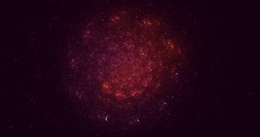 3B soyut yuvarlak ışık arkaplanı oluşturma