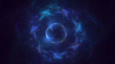 Soyut çember ışık arkaplanı oluşturuluyor