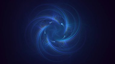 3D, soyut çok renkli teknoloji fraktal ışık arkaplanı oluşturuluyor