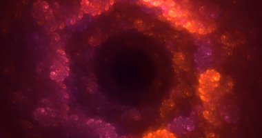 3D, soyut çok renkli teknoloji fraktal ışık arkaplanı oluşturuluyor