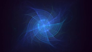 3B soyut renkli fraktal ışık arkaplanı oluşturma