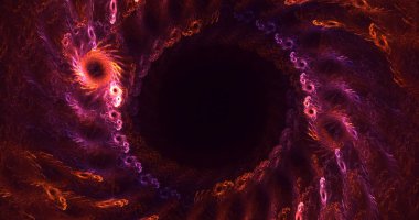 Soyut çember ışık arkaplanı oluşturuluyor