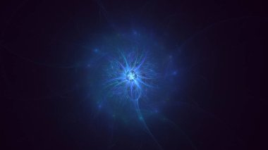 3B soyut yuvarlak ışık arkaplanı oluşturma