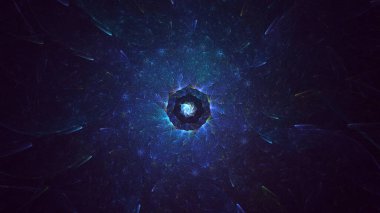 3B soyut yuvarlak ışık arkaplanı oluşturma