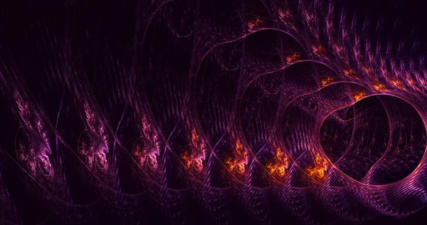 Weergave Abstracte Kleurrijke Fractal Licht Achtergrond — Stockfoto