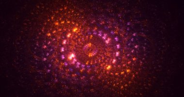 Soyut çember ışık arkaplanı oluşturuluyor