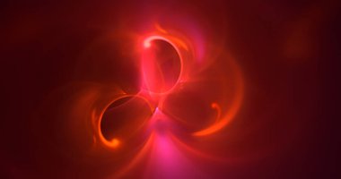 3B soyut renkli fraktal ışık arkaplanı oluşturma